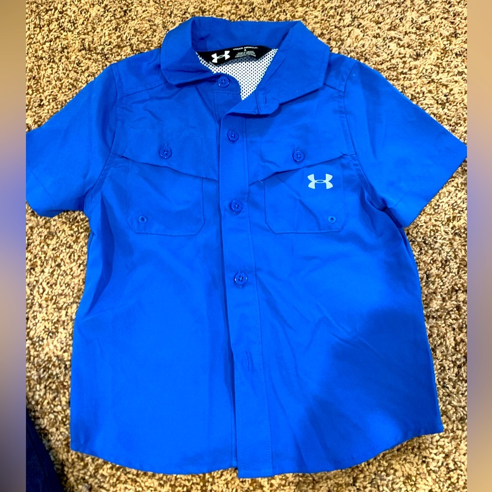 Boys Under Armour button up.
